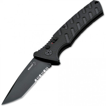 НОЖ BOKER STRIKE TANTO ALL BLACK BK01BO401 НОЖ BOKER STRIKE TANTO ALL BLACK BK01BO401