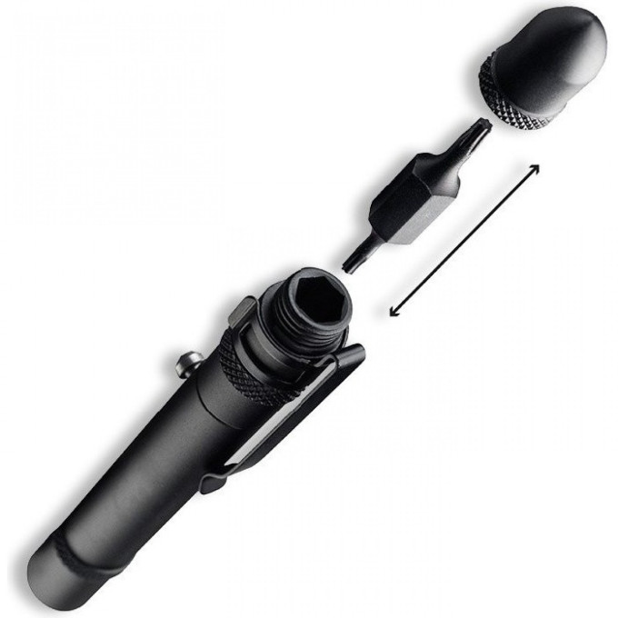 Ручка BOKER PLUS BIT-PEN BLACK ALUMINIUM BK09BO128